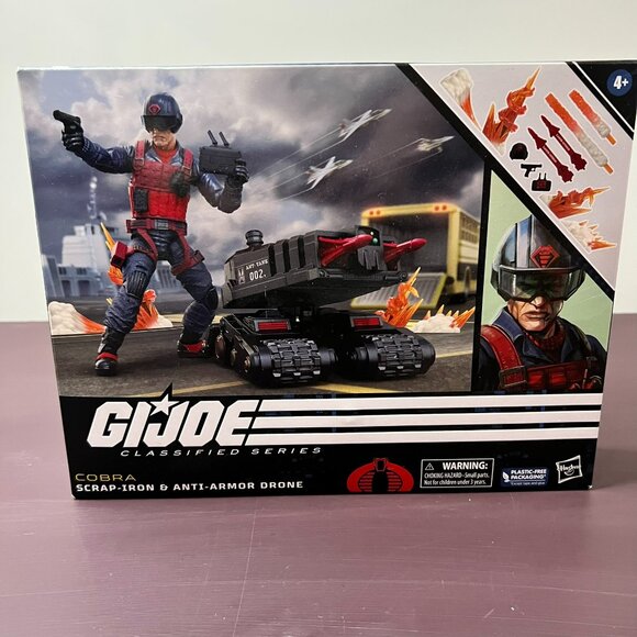 GI Joe Classified Series Scrap-Iron & Anti-Armor Drone 74 Cobra (2021) - Picture 1 of 7